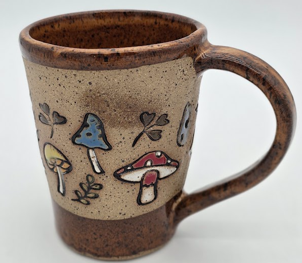 Tiny Mushroom Mug by Deborah Christiansen