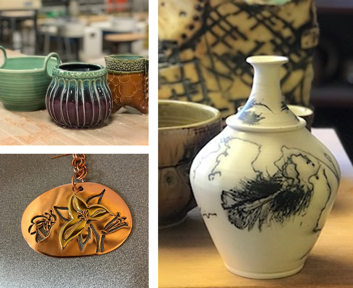 Decorative ceramic pottery